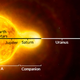 Illustration for article titled The Largest Yellow Star Ever Could Almost Devour the Whole Solar System